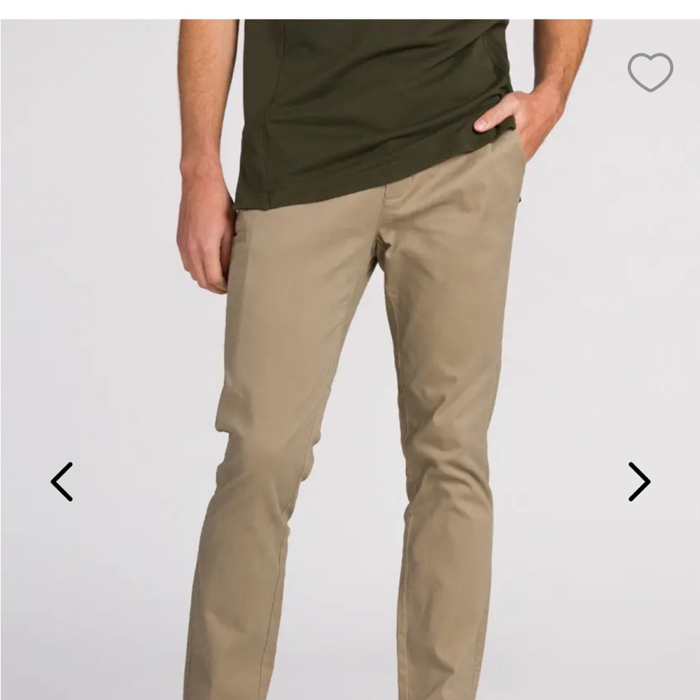 New BYLT Basics Tan Chinos Slim Fit
